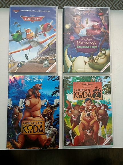 Disney | koko perheen elokuvia! | 4kpl | Pixar |