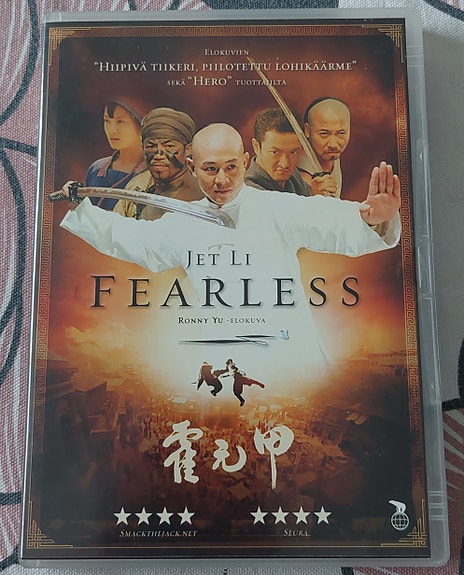Jet Li Fearless DVD-elokuva