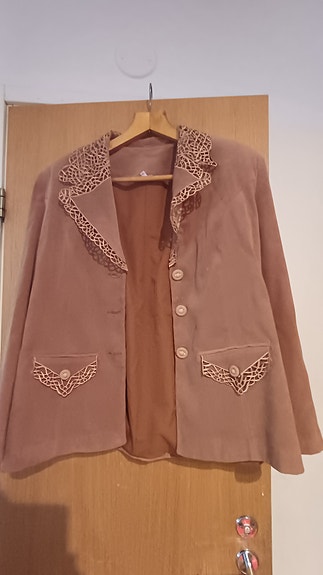Vintage ruskea bleiseri