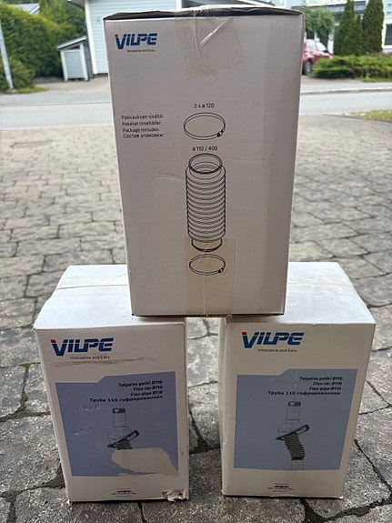 Putki VILPE taipuisa 110mm