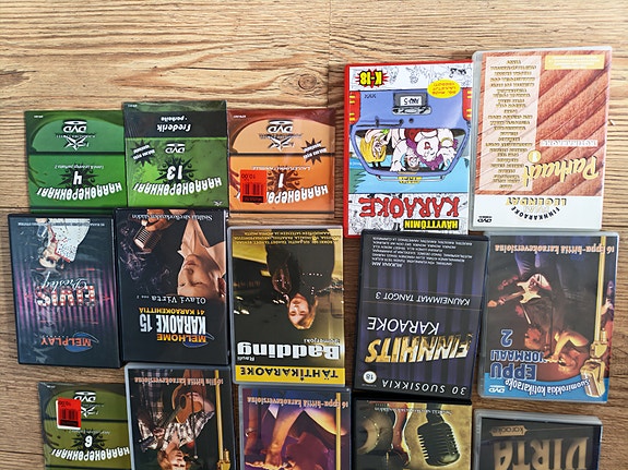 Karaoke DVD levyjä 20 kpl