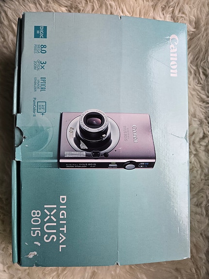 Canon IXUS 80 IS soft pinkki digikamera