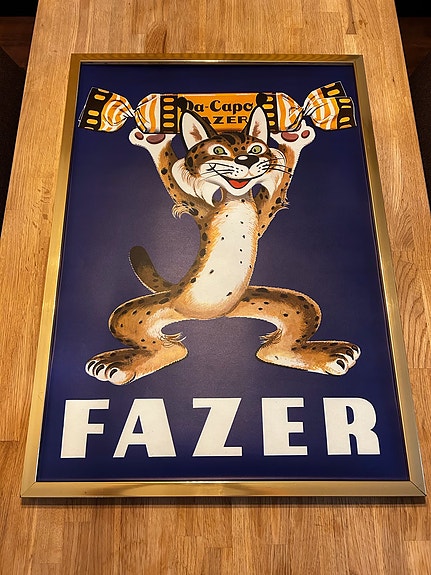 Fazer juliste. Da Capo suklaa. 50x70cm