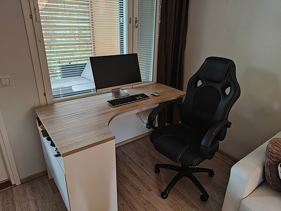Työpöytä kulmamalli veke 145x80