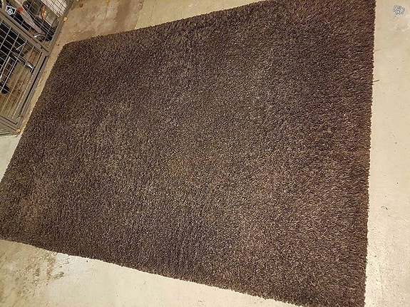 Harmaa - musta karvamatto 160x230cm
