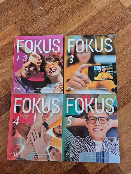Fokus B ruotsi lukion oppikirjat 1-5
