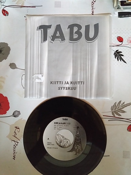 Tabu 7" Kiitti ja kuitti/Syyskuu