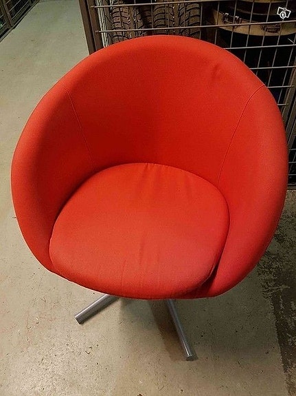 Ikea SKRUVSTA Työtuoli punainen