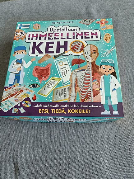 Opetellaan ihmeellinen keho -peli lapsille