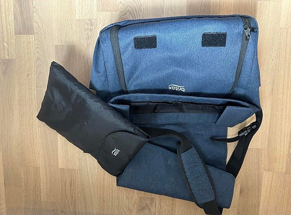 Britax hoitolaukku sininen