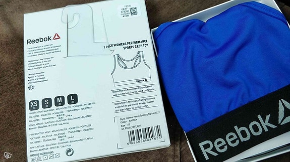 Reebok shortsit ja urheiluliivit XS uudet