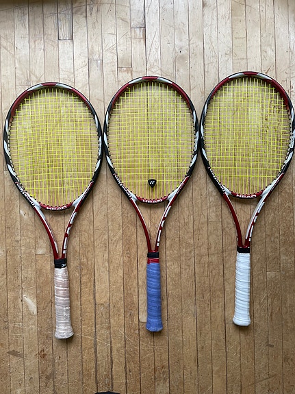 3 kpl Head Flexpoint Prestige Midplus (MP) -tennismailoja (Grip 3)