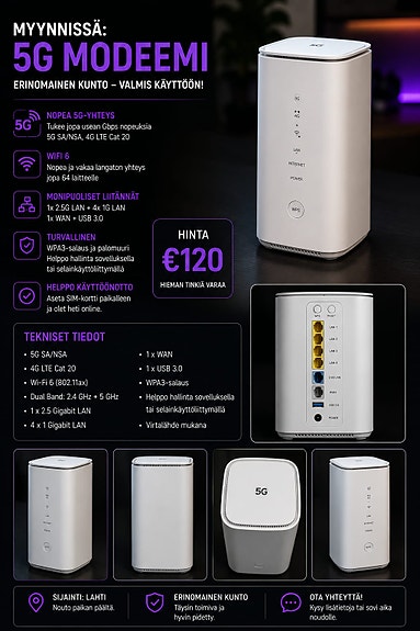 DNA 5G -modeemi / 5G-reititin