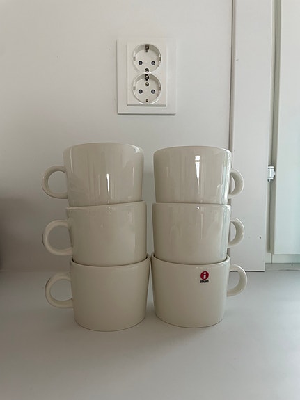 Iittala Teema kahvikupit 6kpl