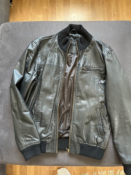 Selected Homme-  nahkatakki (XL/L)