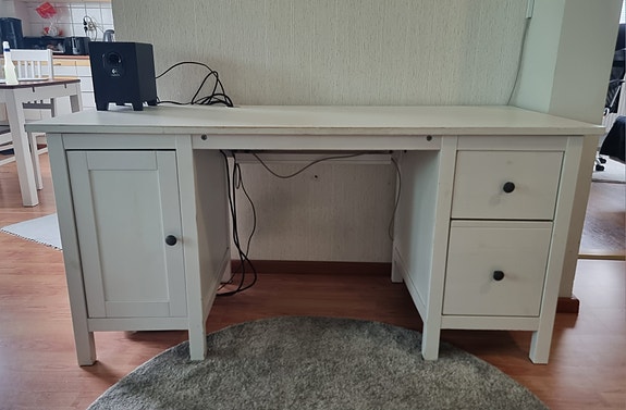 Ikea HEMNES työpöytä, valkoinen