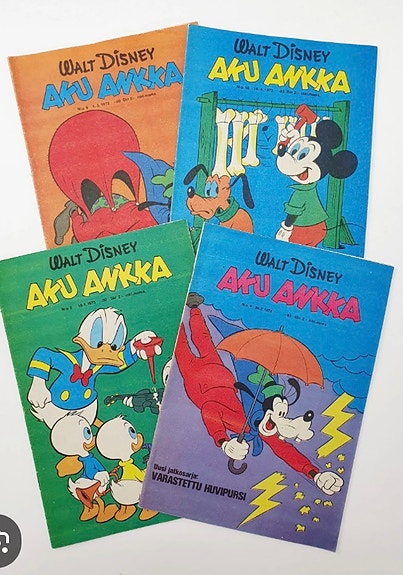 VARATTU. Aku Ankka ja Retu Kivinen -lehtiä