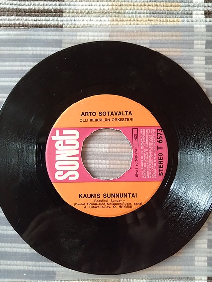 3 kpl Arto Sotavalta 7" Single