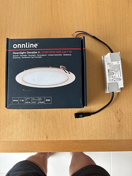 5 kpl Onnline Onnslim II downlight LED-valaisin 7W IP44
