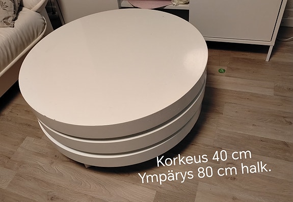 sohvapöytä pyöreä pöytä