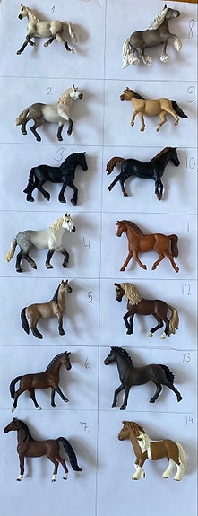Schleich hevosia, eläimiä ja tarvikkeita