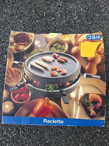 OBH Nordica Raclette-grilli