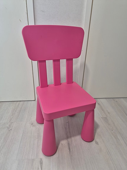 IKEA Mammut lasten tuoli pinkki