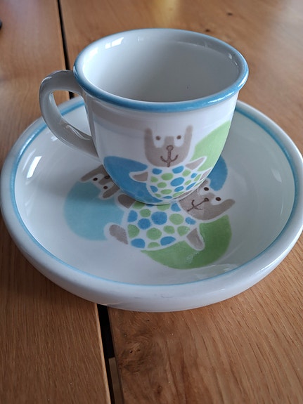 Pentik lasten muki ja lautanen