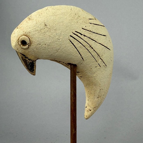 Ewa Budzowska - - BIRD- decorated 24 carat gold)