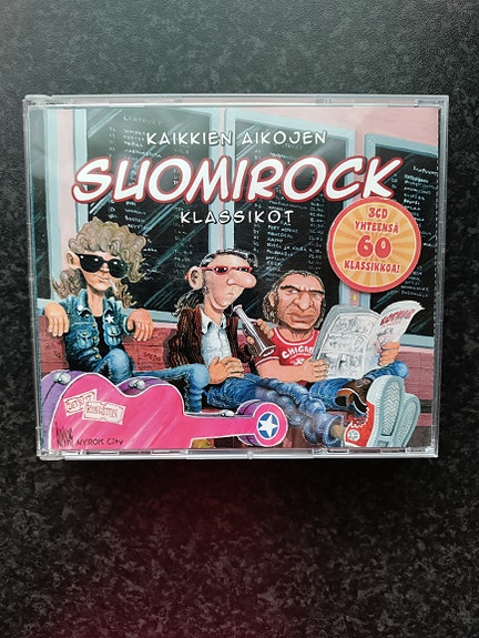 Kaikkien aikojen Suomirock -klassikot 3CD kokoelma
