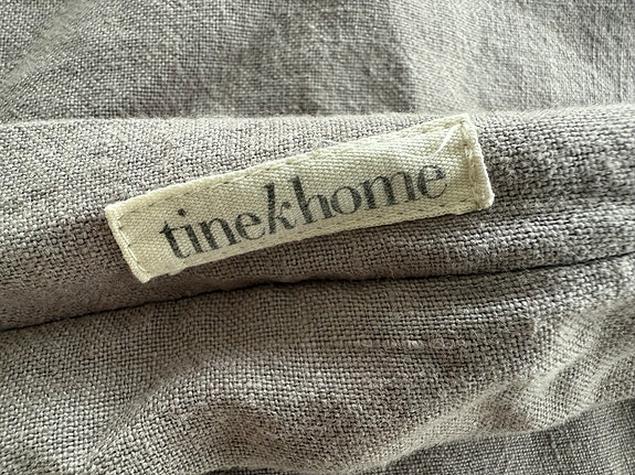 Tine K Home harmaa pellava tyynynpäällinen 50x50 cm