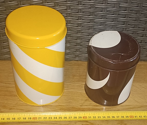 Aarikka Peltipurkit 2kpl.