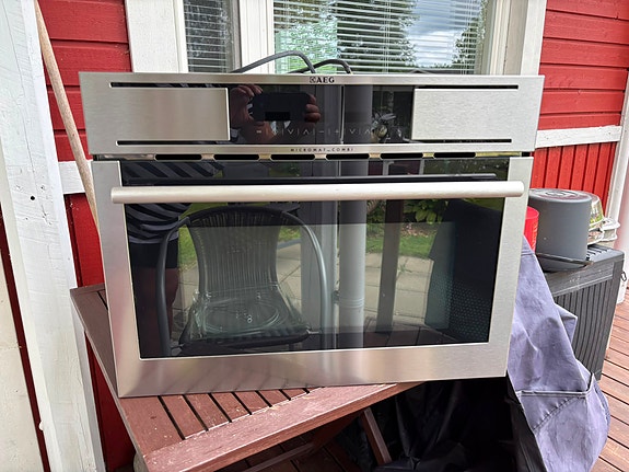 AEG MIKROMAT-COMBI kompaktimikroaaltouuni / uuni ruostumaton teräs