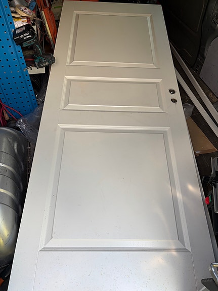 Valkoinen 3 peilinen sisäovi 9x21 2kpl
