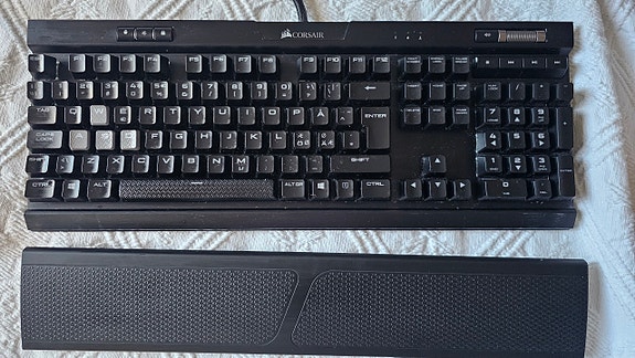 Corsair K70 RGB MK.2 mekaaninen pelinäppäimistö Cherry MX Speed (Silver)