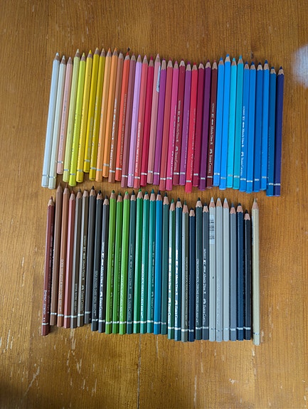 Faber-Castell värikynät, noin 65 kpl