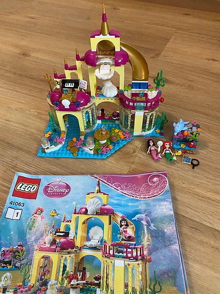 LEGO Disney Princess 41063 – Ariel’s Undersea Palace(2015) täydellinen+ohjekirja
