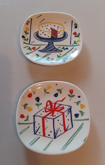 Arabia Cumulus vuosilautaset 1991 & 1992 - Heikki Orvola