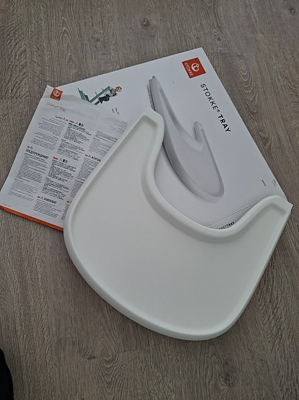 Stokke Tray tarjotin Tripp Trapp -syöttötuoliin valkoinen