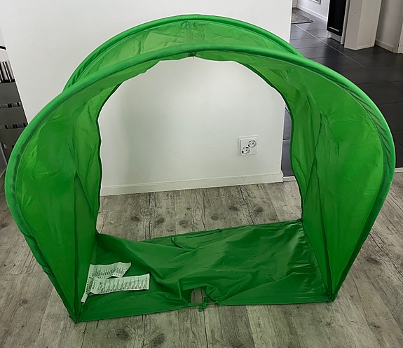 IKEA vihreä lasten sänkykatos