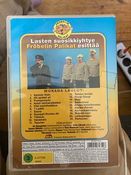 Fröbelin Palikat Parhaat leikkilaulut 2 DVD