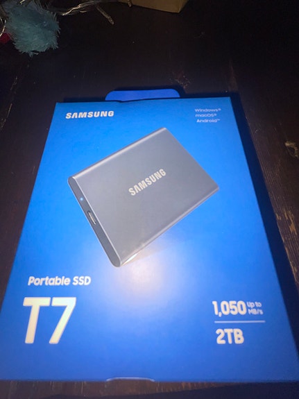 Samsung T7 Portable SSD 2TB ulkoinen kovalevy