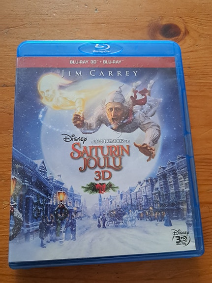 Saiturin joulu 3D+Blu-ray uudenveroinen 15€+6posti