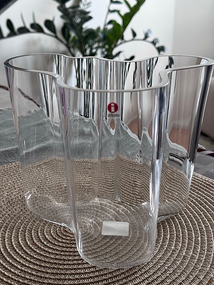 Iittala Aalto maljakko kirkas