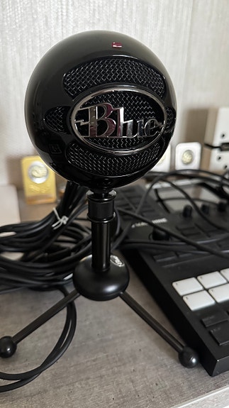 Logitech for Creators Blue Snowball iCE USB Mic for Recording Streaming Black