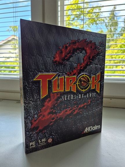 Turok 2 Seeds of Evil PC CD-ROM big box