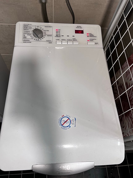 Electrolux AEG päältä pesukone valkoinen