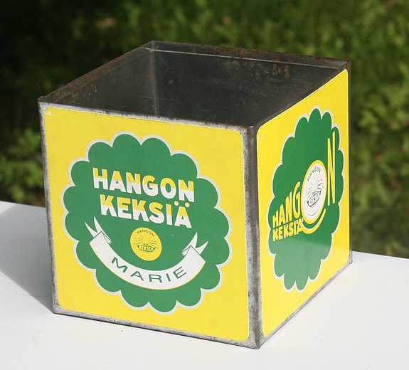 Hangon keksiä Marie peltirasia