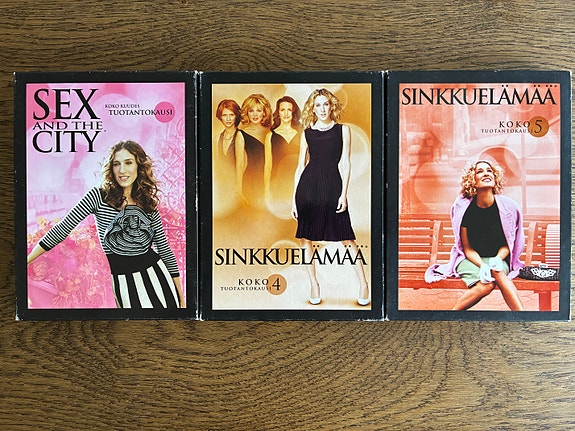 Sinkkuelämää DVD tt 1, 4 & 5