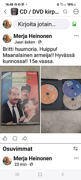 Maanalainen armeija DVD-boksi britti huumori